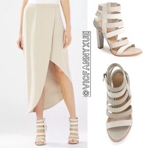 BCBGMAXAZRIA Luke sandals heels 7